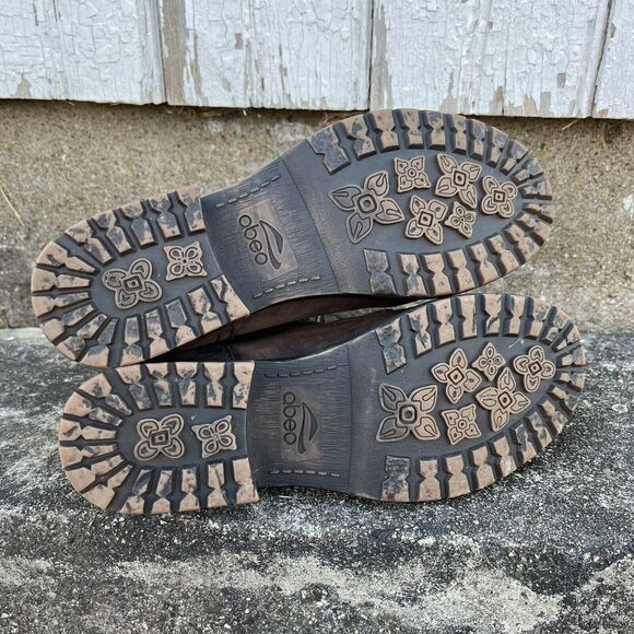 ABEO Helena Faux Fur Lined Leather Ankle Waterproof Winter Boot- Size 6.5 EUC - Picture 8 of 9